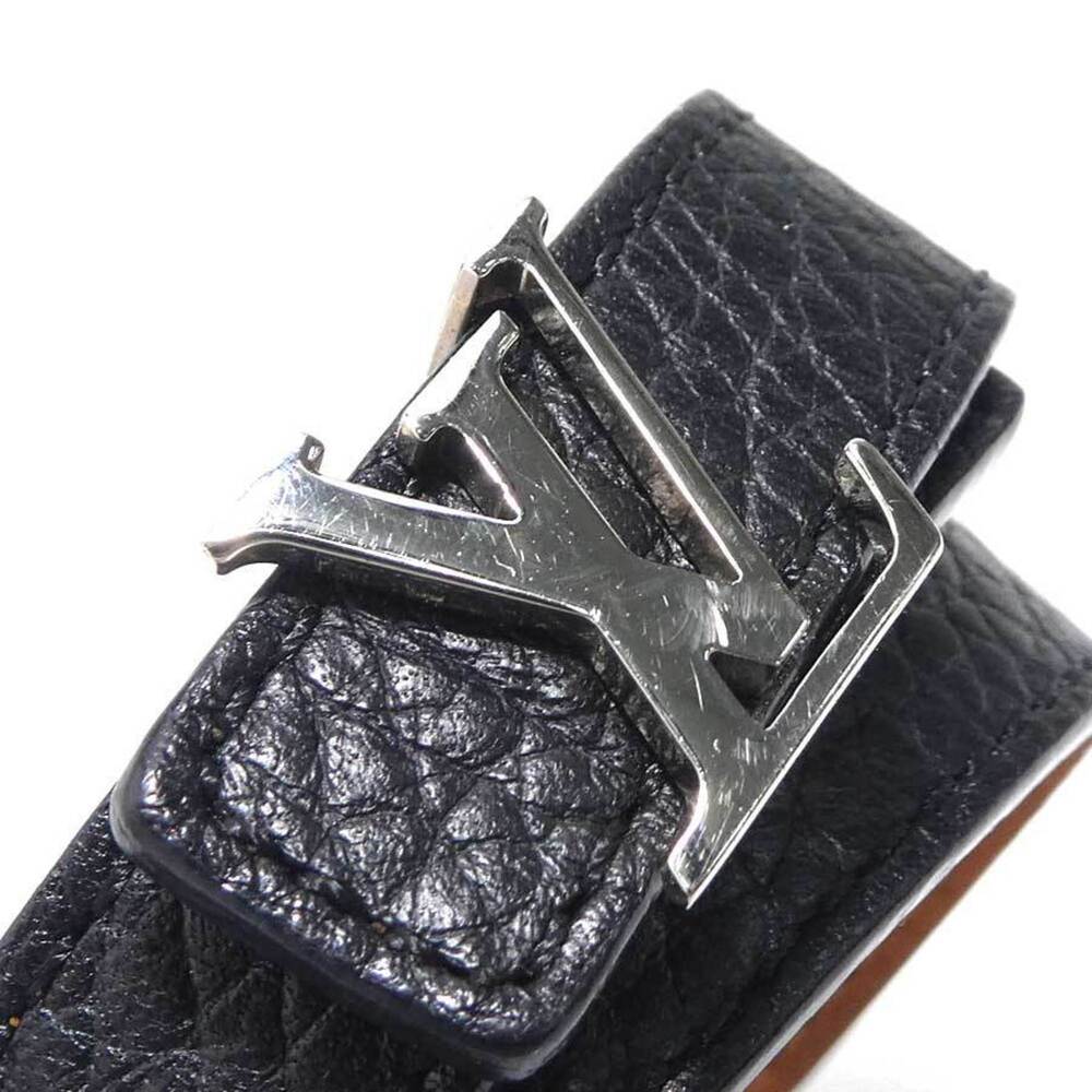 LOUIS VUITTON Black Leather Charm Bracelet - Picture 8 of 10